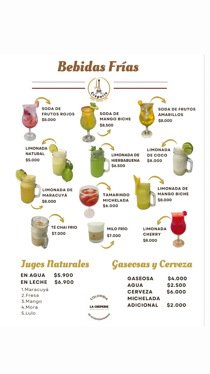La Creperie Photo Menu 5