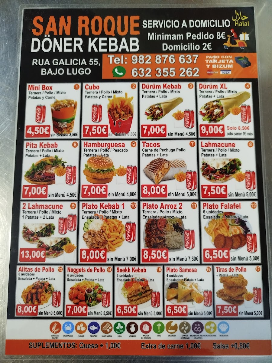 San Roque Doner kebab Photo Menu 3