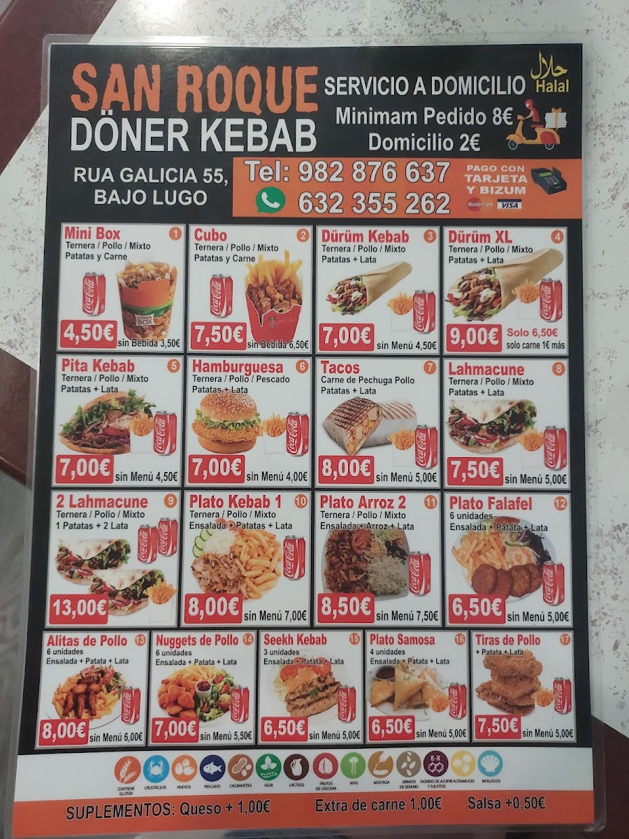 San Roque Doner kebab Photo Menu 4