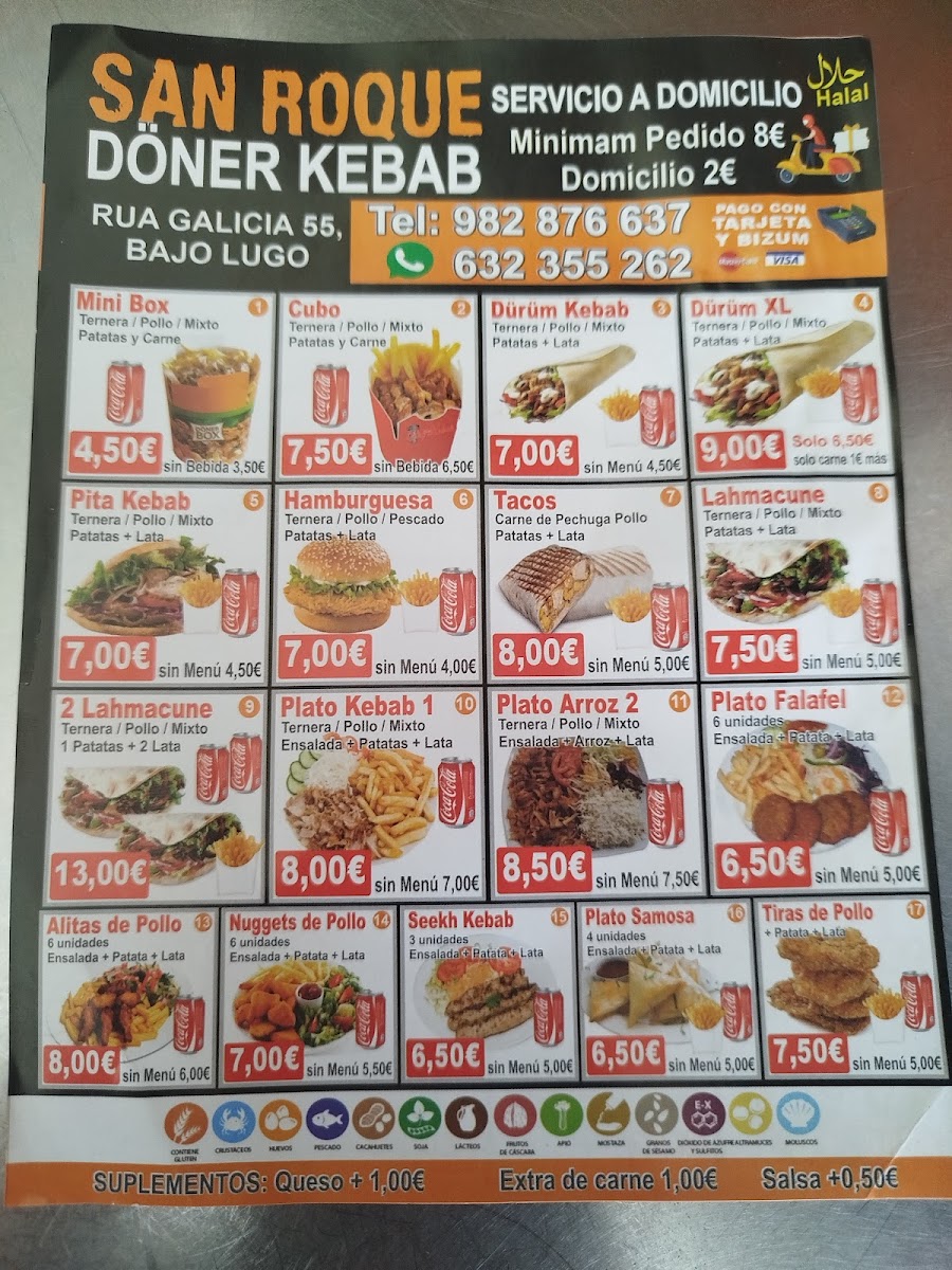 San Roque Doner kebab Photo Menu 6