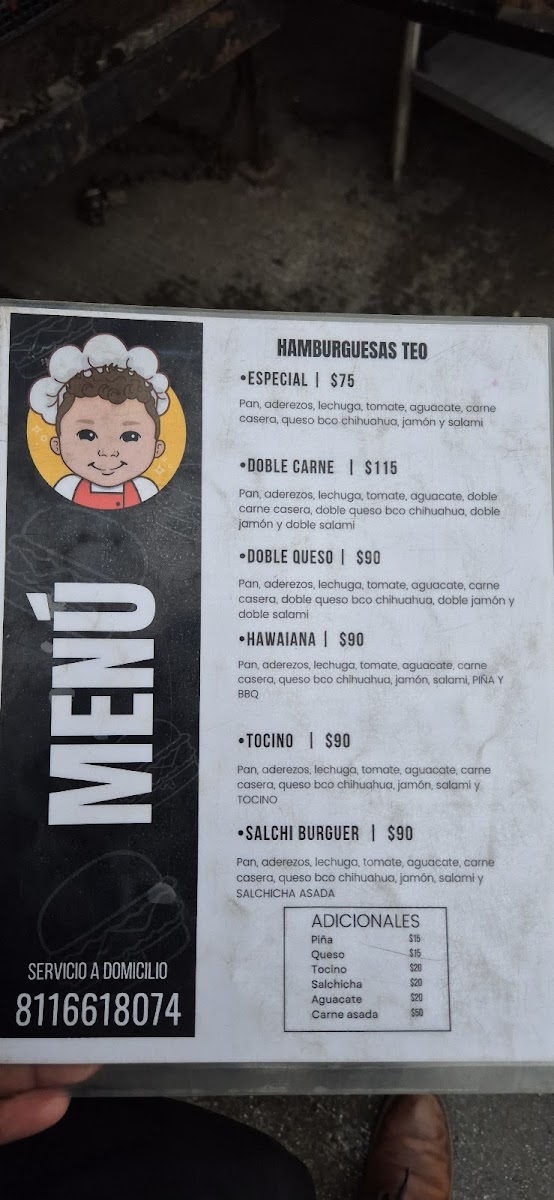 Hamburguesas 'Teo' Photo Menu 1