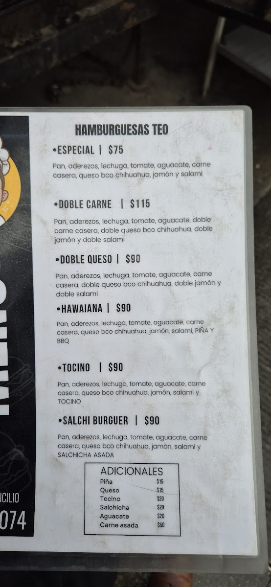 Hamburguesas 'Teo' Photo Menu 2