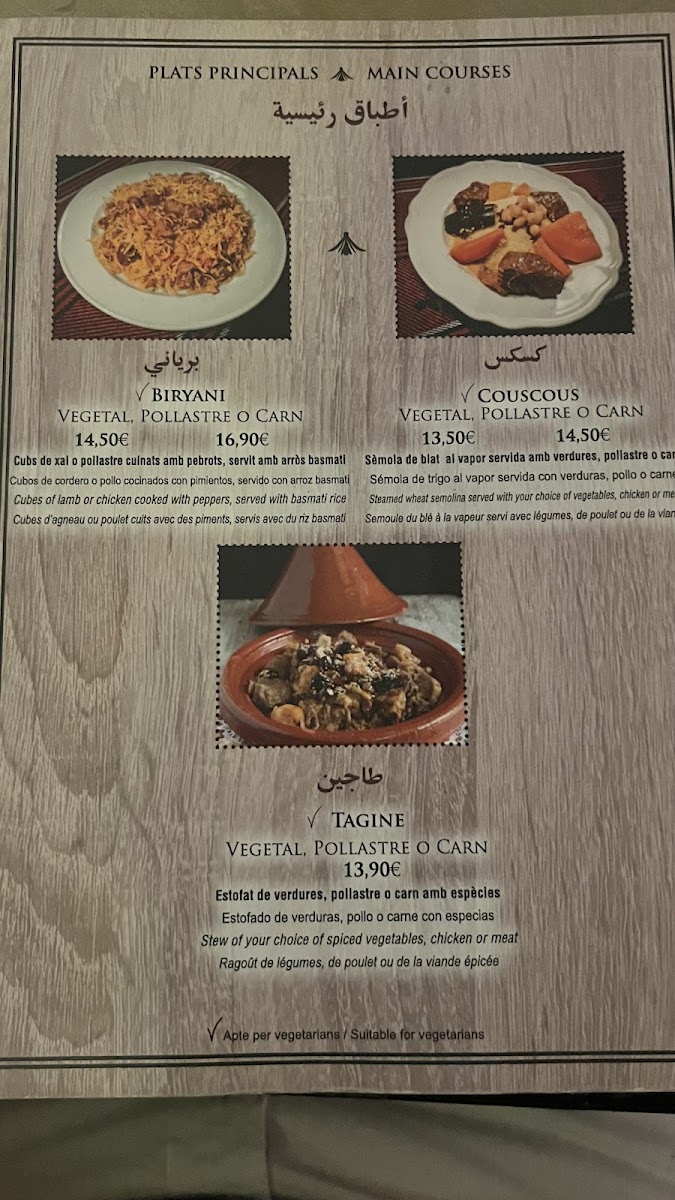 Al Bawadi Barcelona Photo Menu 10