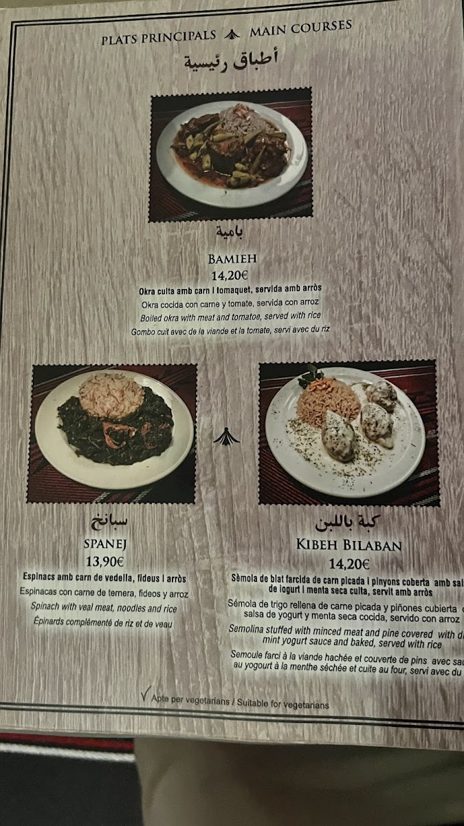 Al Bawadi Barcelona Photo Menu 6