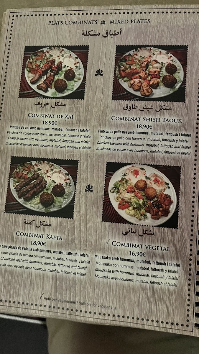 Al Bawadi Barcelona Photo Menu 7