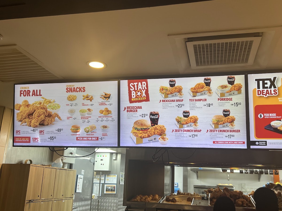 Texas Chicken Petronas Wakaf Bharu Photo Menu 6