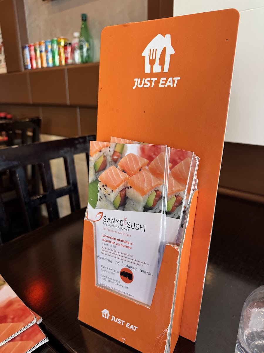 Sanyo Sushi Photo Menu 2