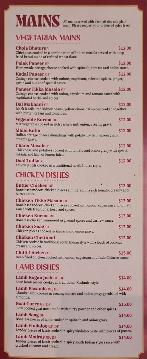 Crown Indian Takeaway & Restaurant Photo Menu 4