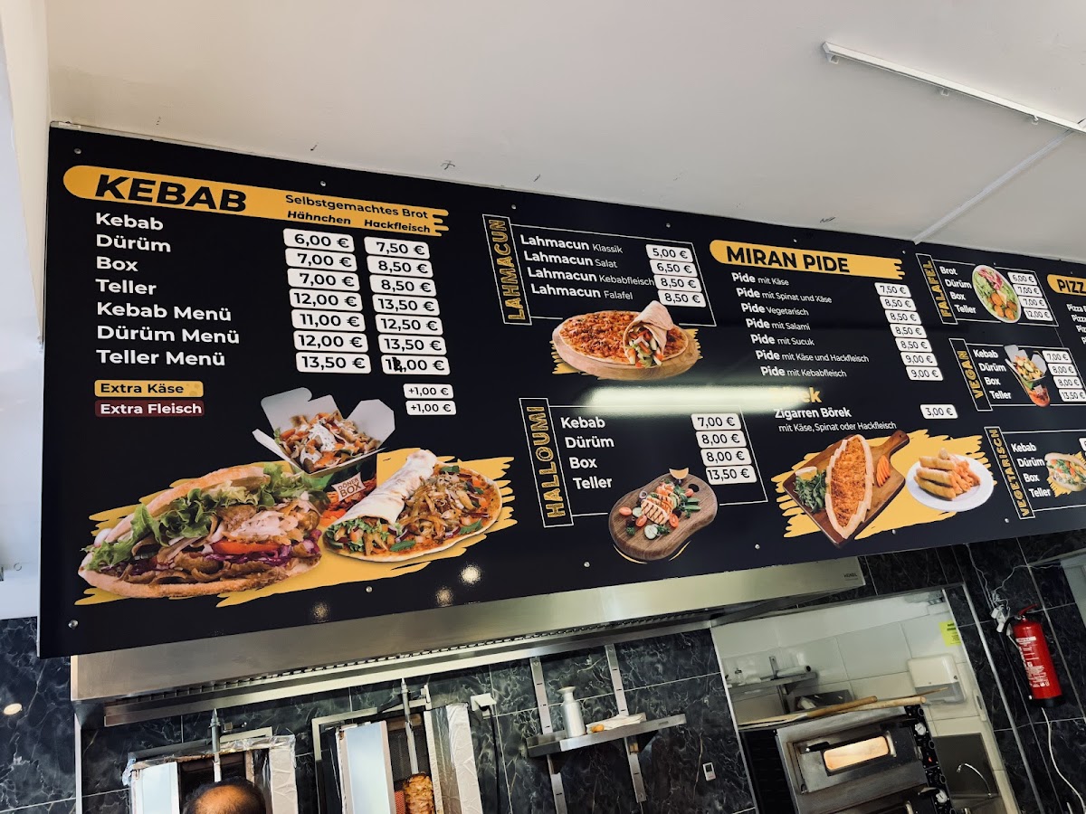 MIRAN Kebab Haus Photo Menu 1