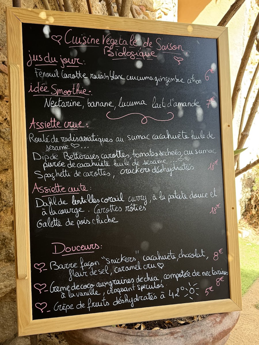 Qui l'eût Cru... ( Bio - Vegan ) Photo Menu 7