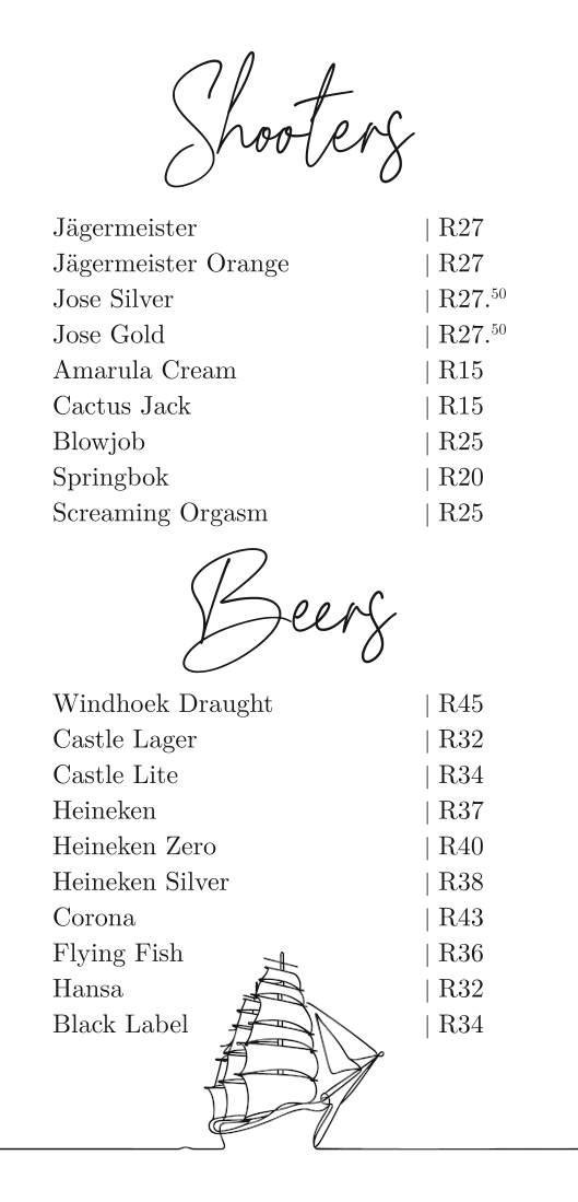 Clippers Bar & Restaurant Photo Menu 5