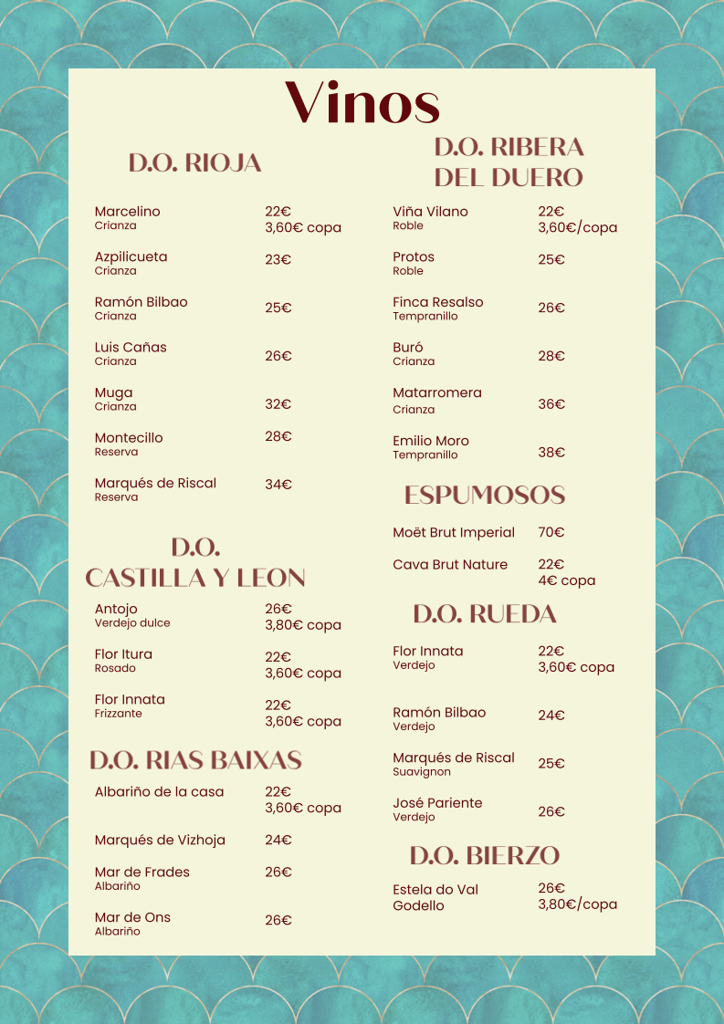 Restaurante Asentida Majadahonda Photo Menu 2