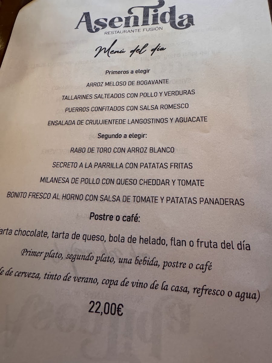 Restaurante Asentida Majadahonda Photo Menu 9