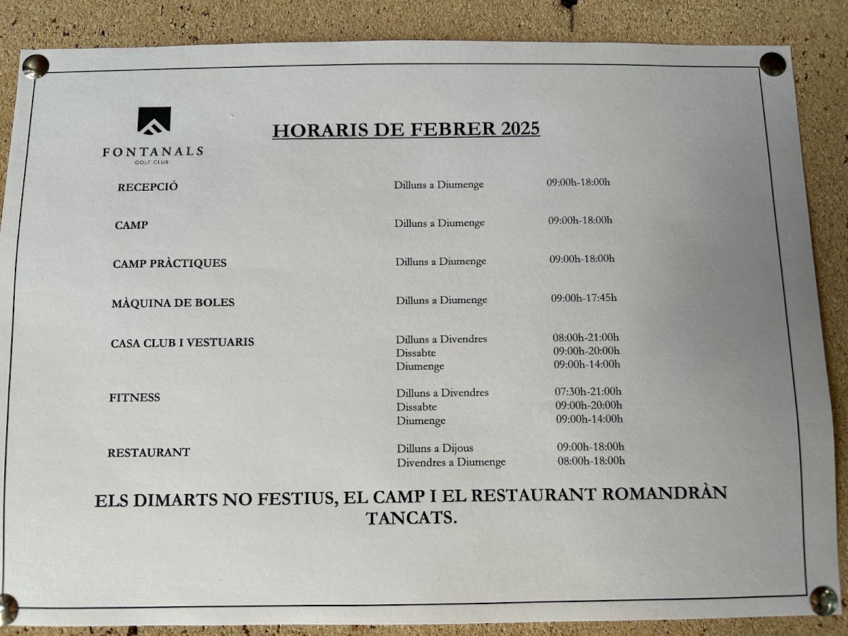 Fontanals Green Restaurant Photo Menu 2