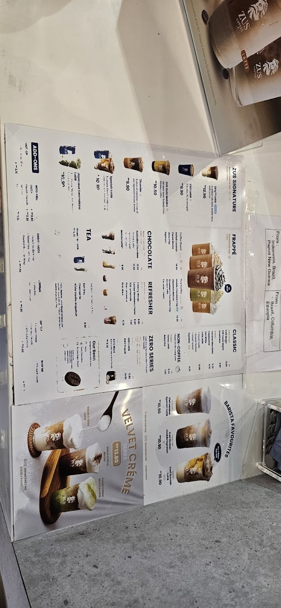ZUS Coffee - MyTOWN Shopping Centre Photo Menu 10