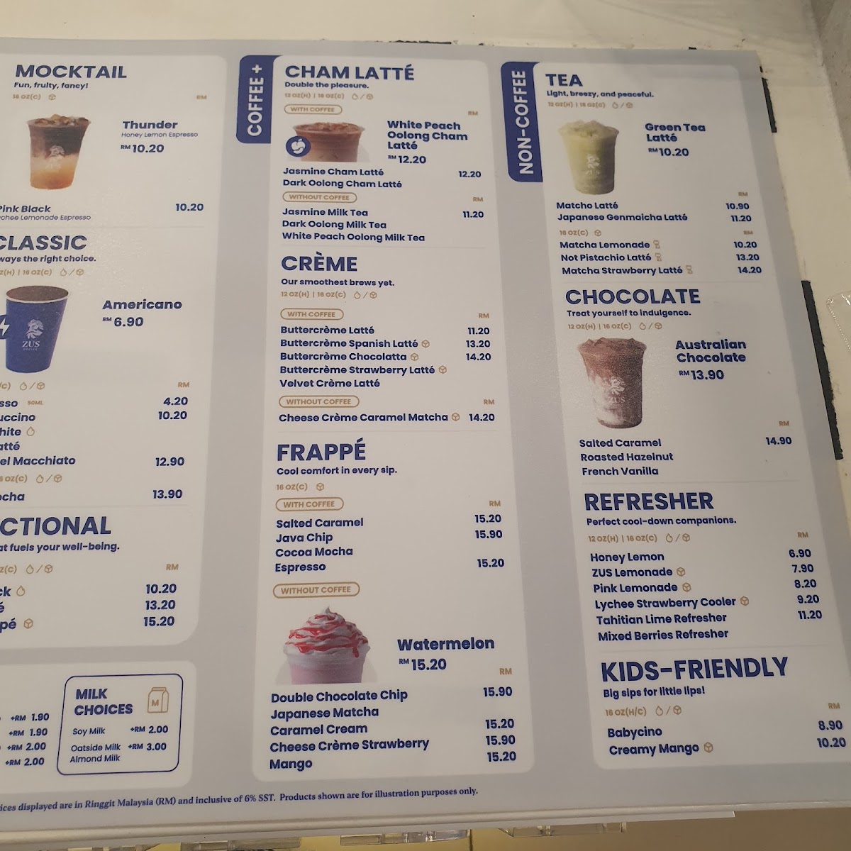 ZUS Coffee - MyTOWN Shopping Centre Photo Menu 5