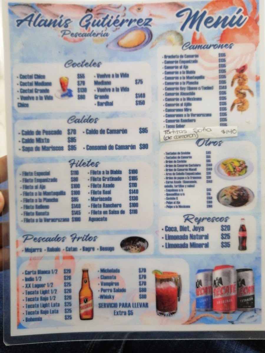 Pescados y mariscos Alanis gtz Photo Menu 2