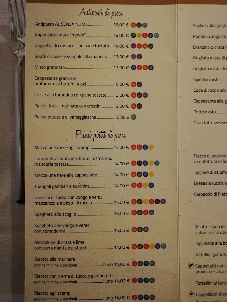 Ristorante Al Senza Nome Photo Menu 4