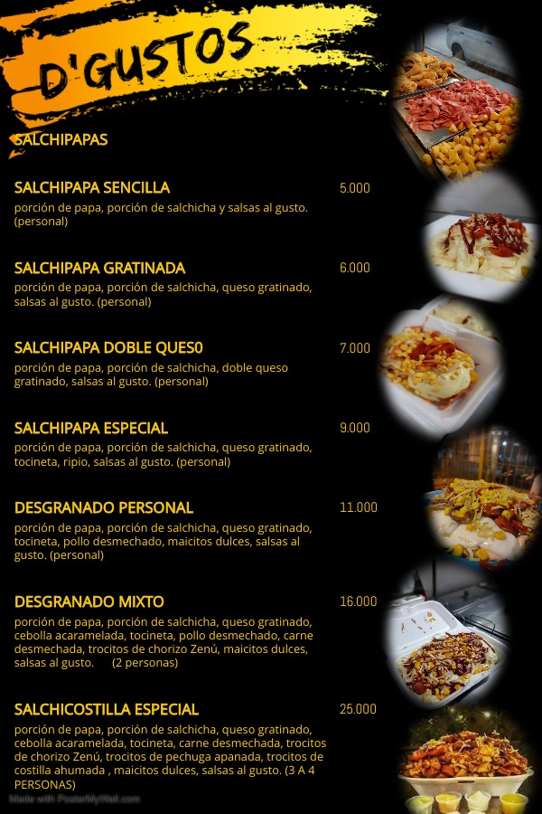 Comidas Rapidas D'gustos.s Photo Menu 2