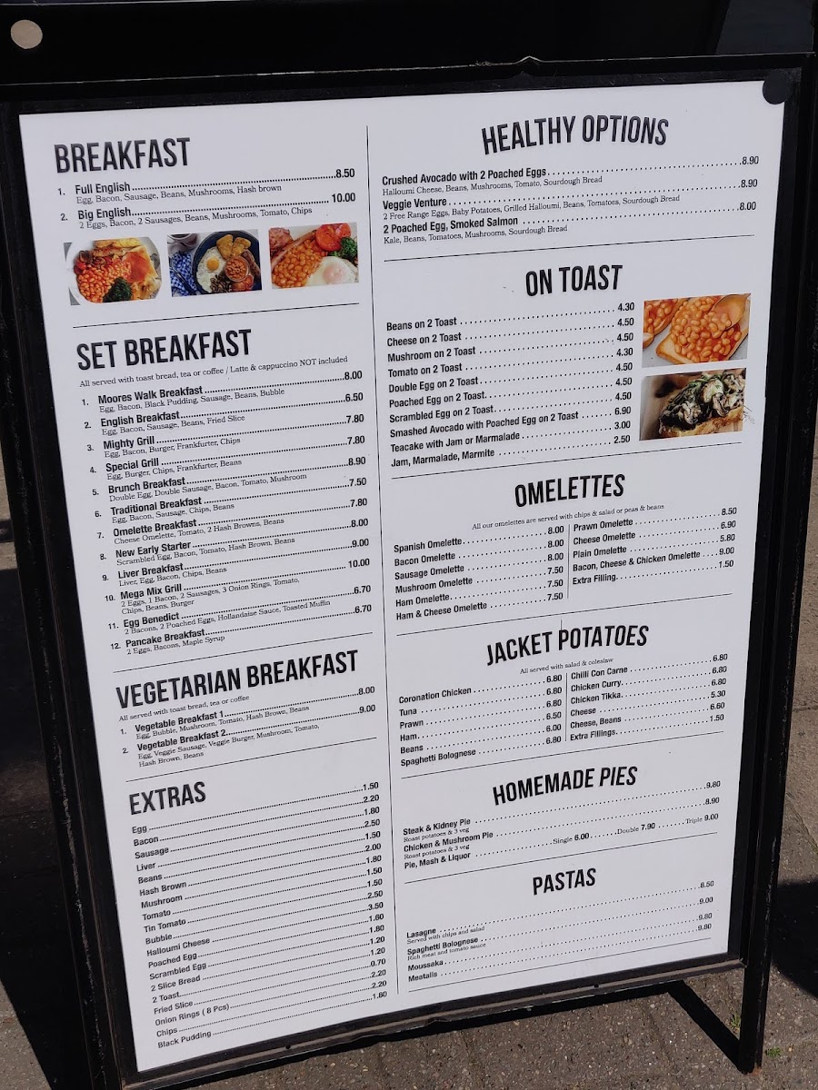 Moore's Walk Cafe Photo Menu 3