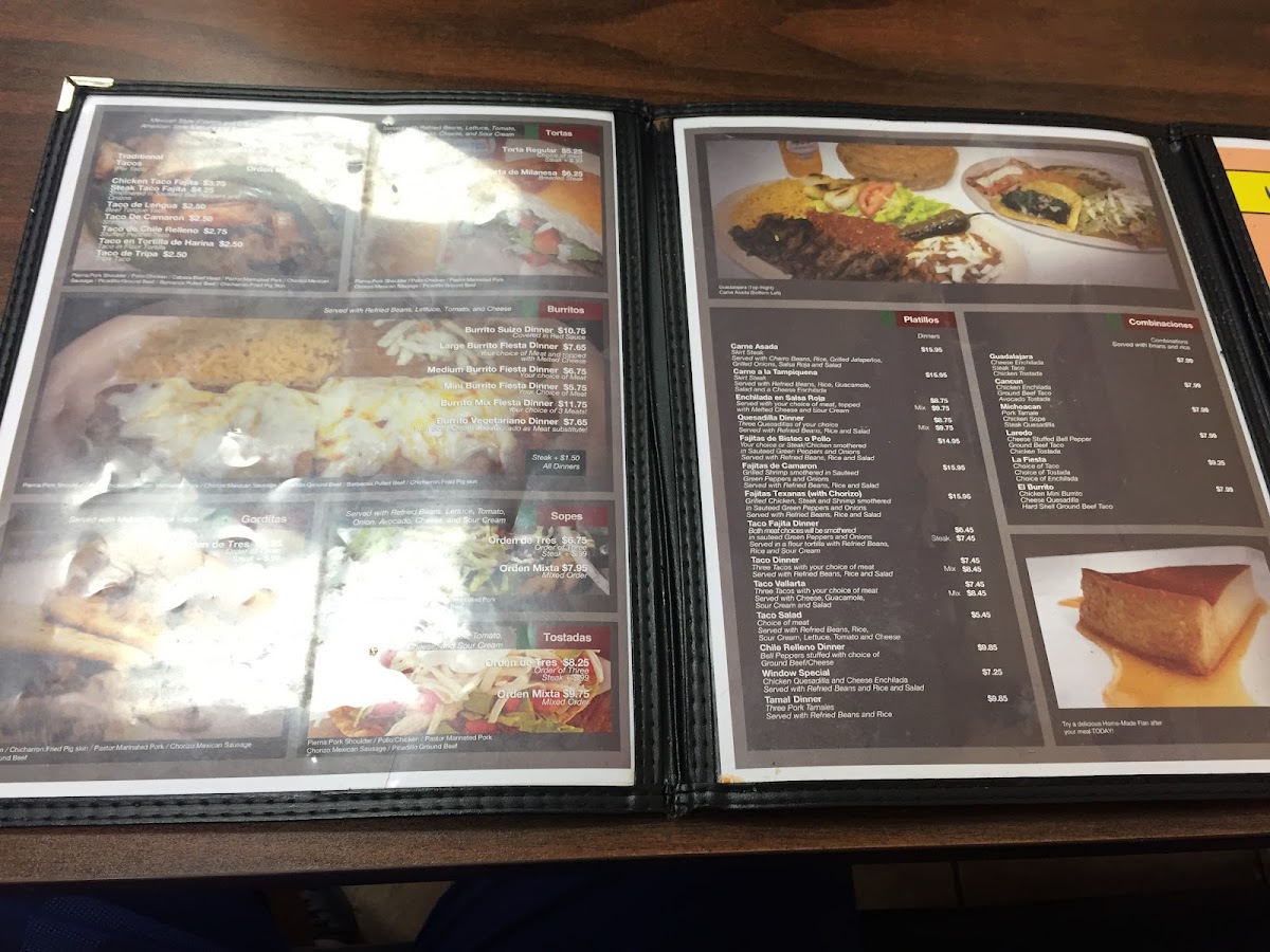 La Fiesta Burrito Photo Menu 2