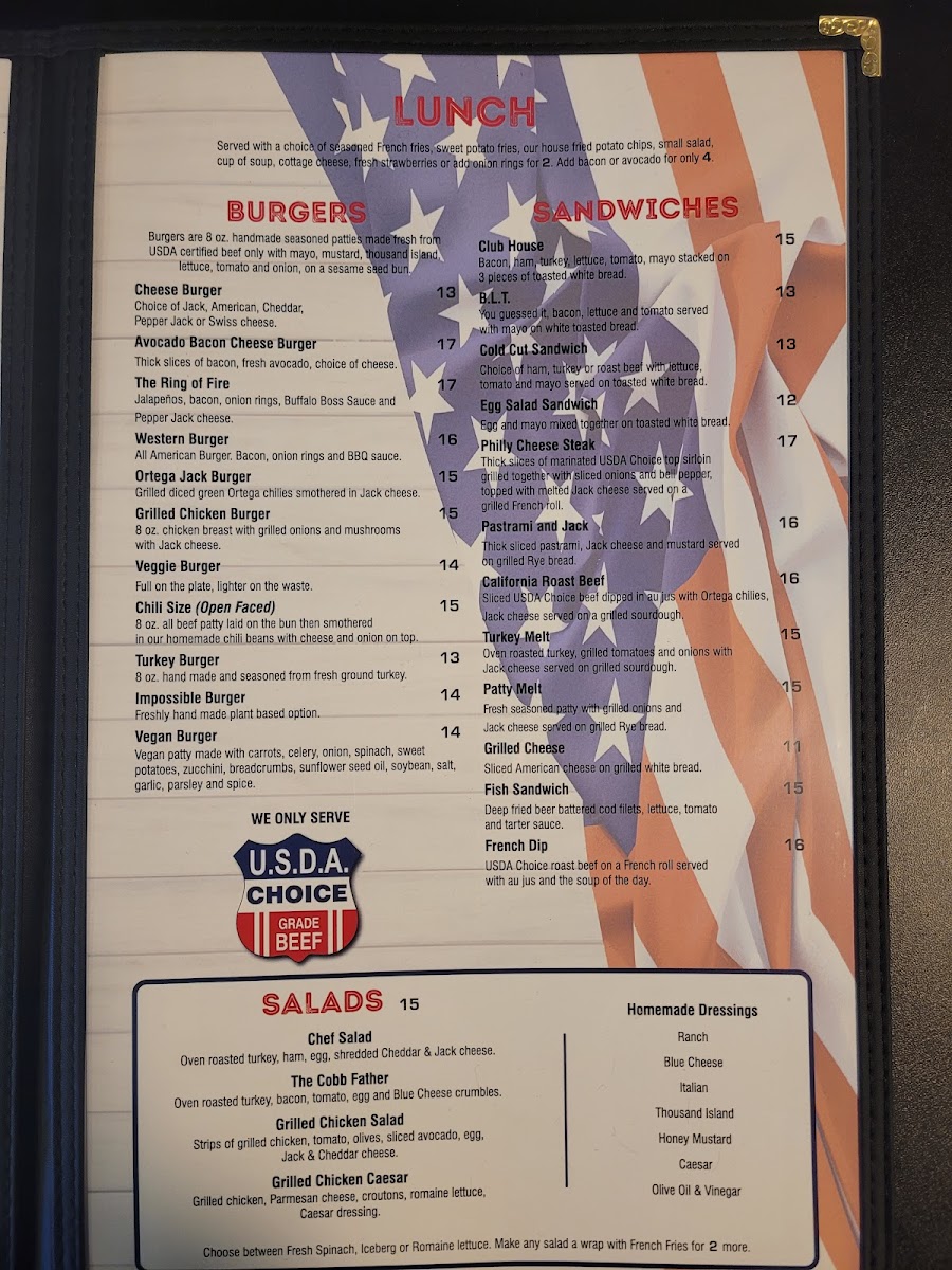 J's Hideaway Tehachapi Photo Menu 3