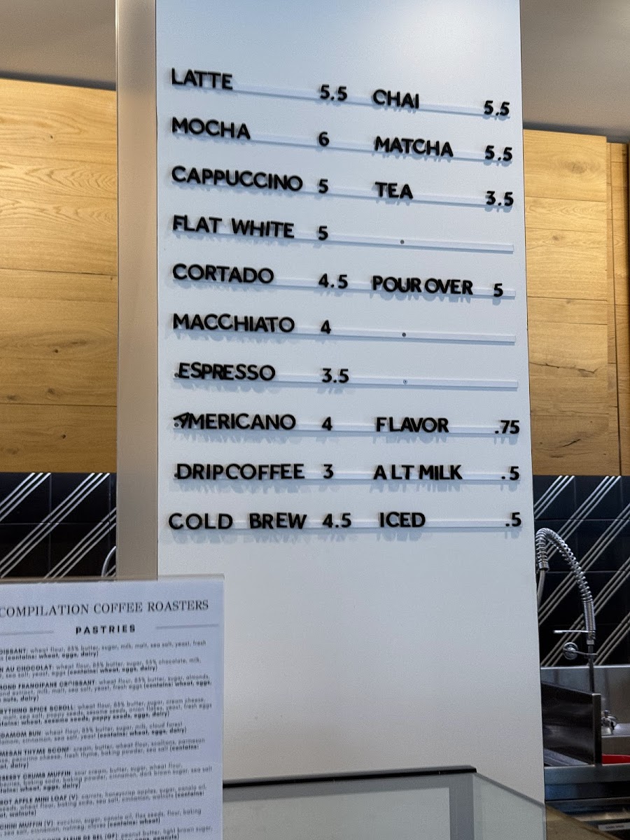 Compilation Coffee Roasters @ Ft. Greene Photo Menu 5