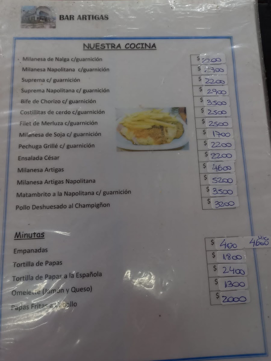 Cafe Bar Cantina Artigas Photo Menu 7