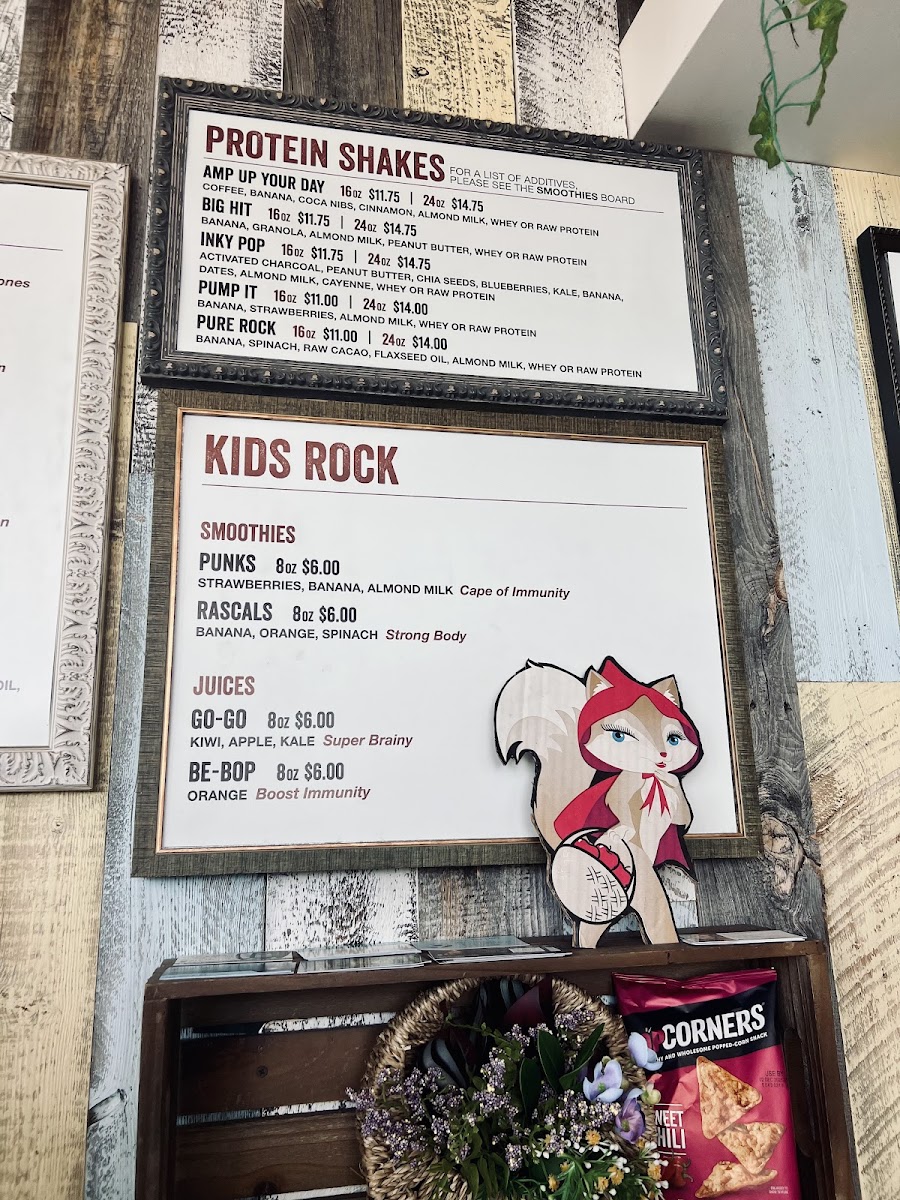 Rock’n Juice - San Pedro Photo Menu 1