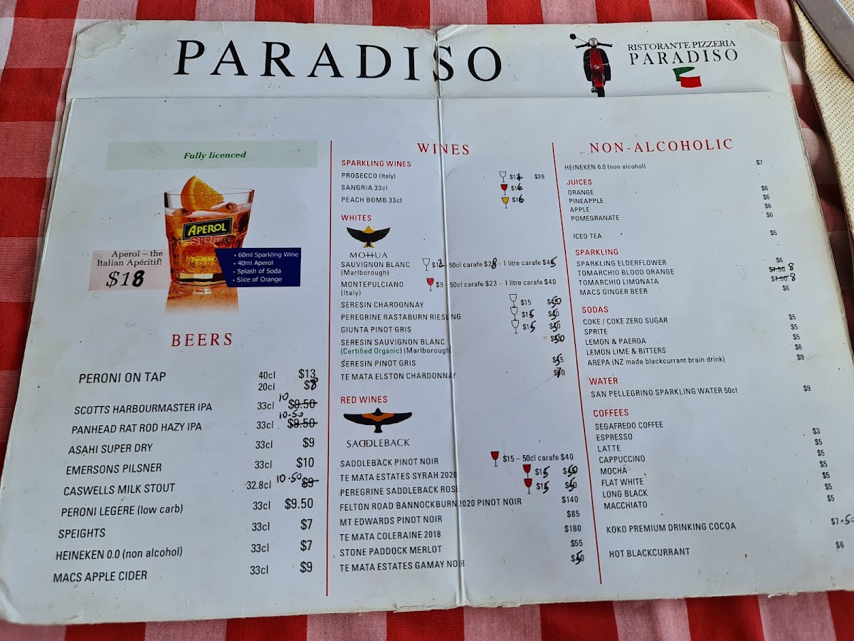Ristorante Pizzeria Paradiso Photo Menu 7