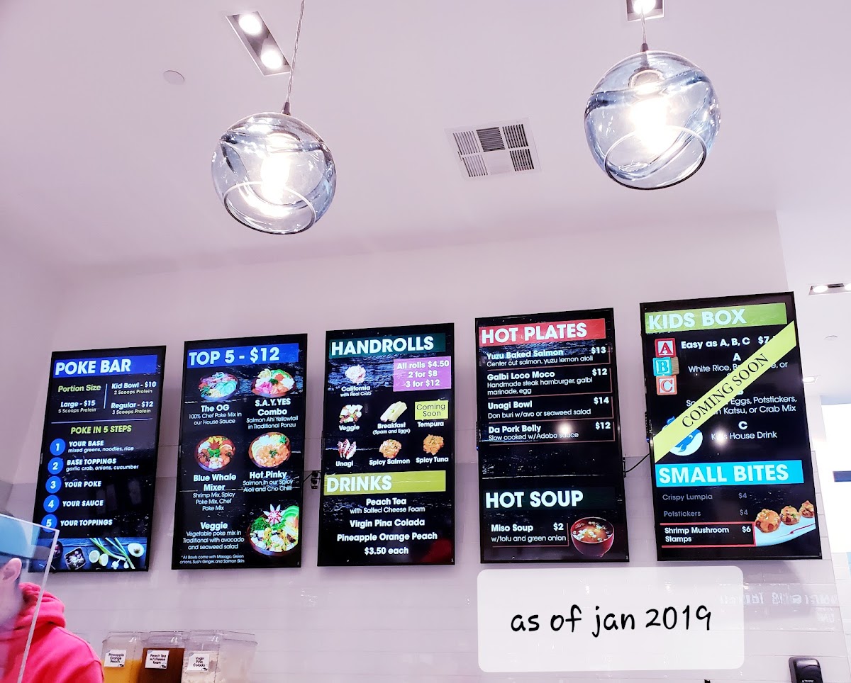 Blue Whale Poke Bar and Grill Photo Menu 3