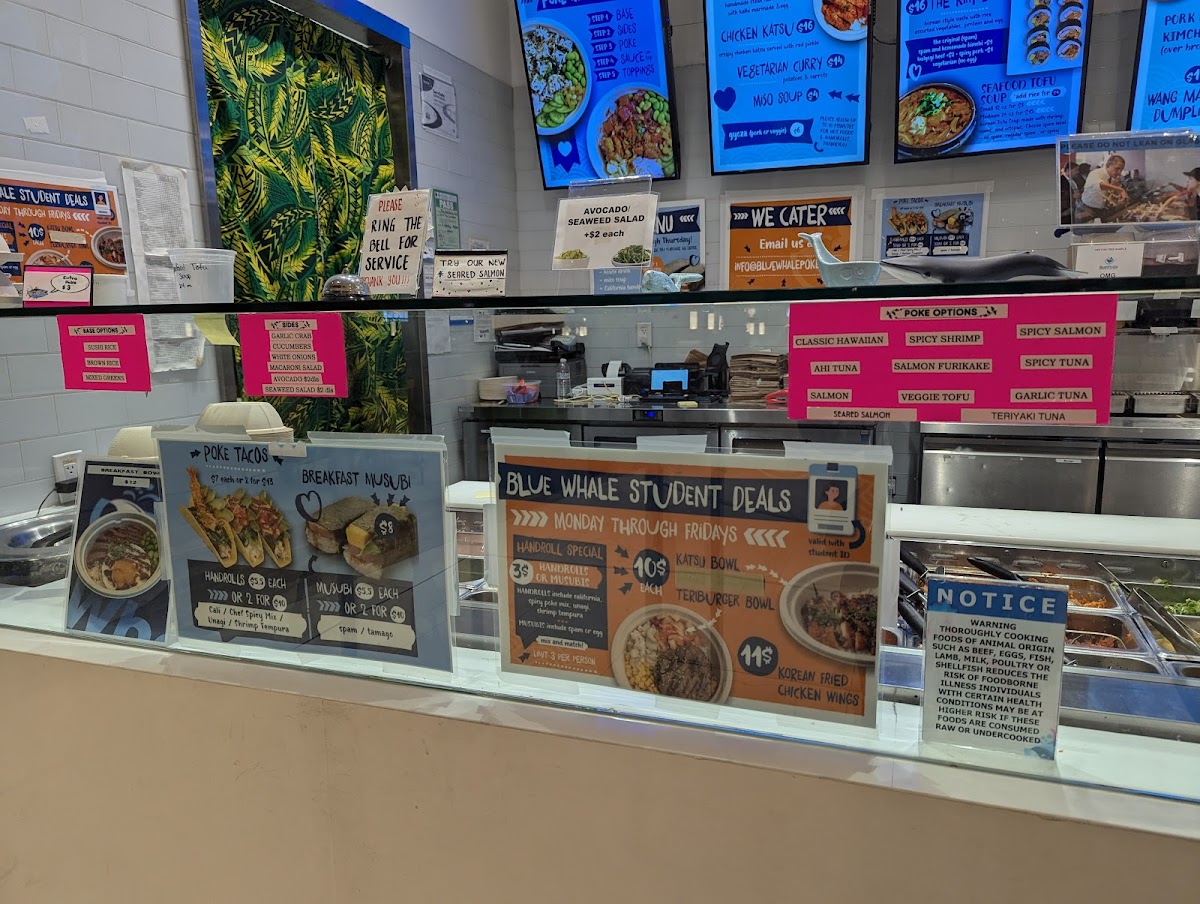 Blue Whale Poke Bar and Grill Photo Menu 8