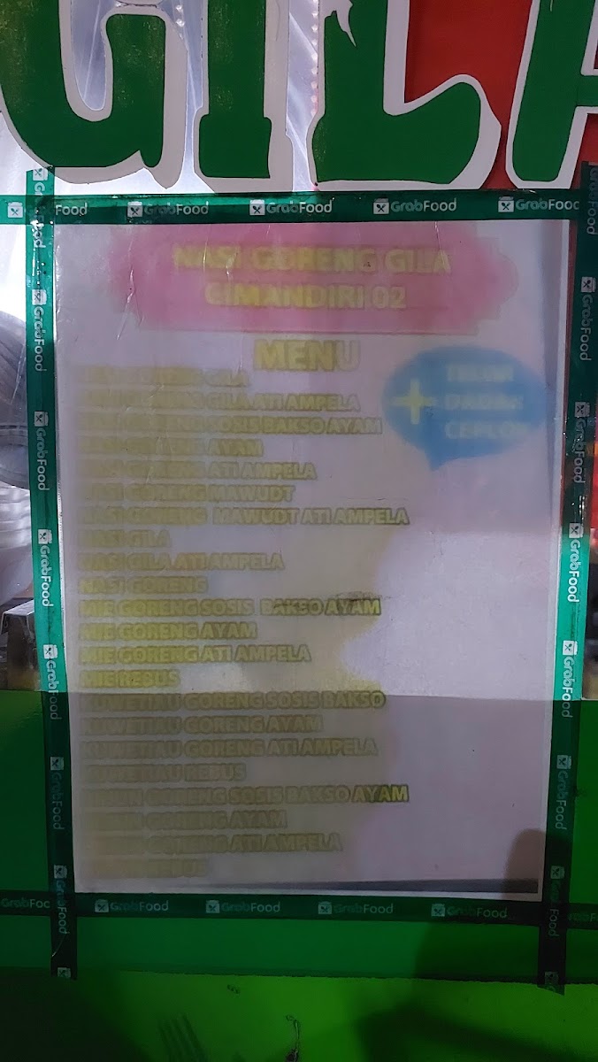 Nasi Goreng Gila Cimandiri Photo Menu 3