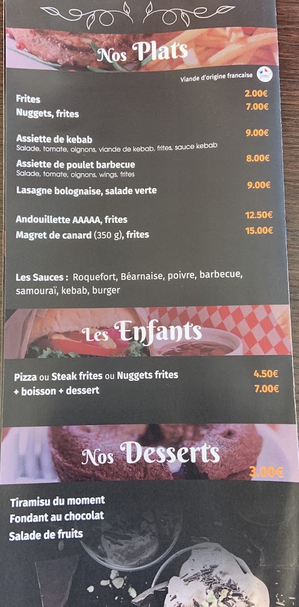 La Florentine Photo Menu 3