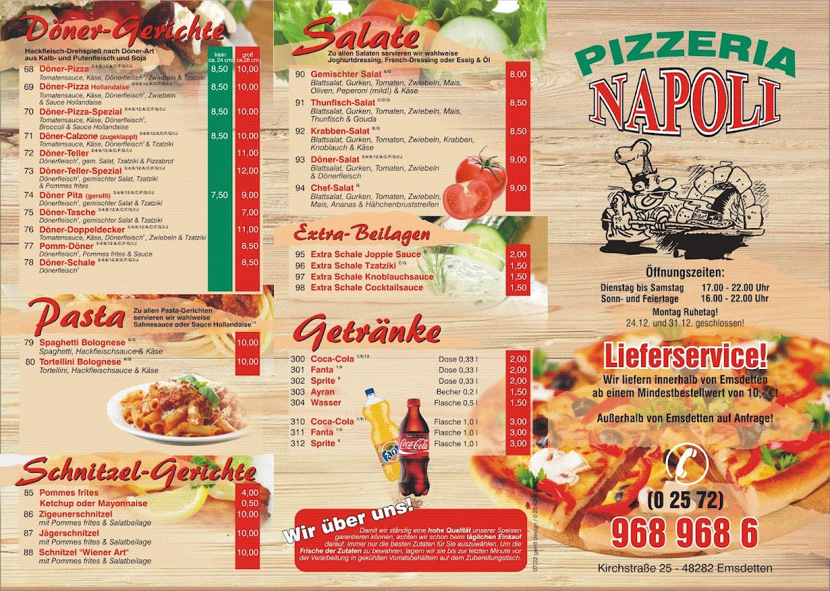 Pizzeria Napoli Photo Menu 2
