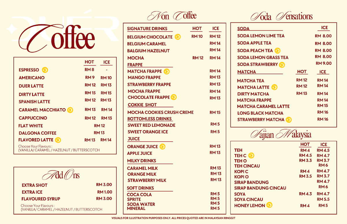 Duer Cafe Cyberjaya • Flagship Store Photo Menu 3