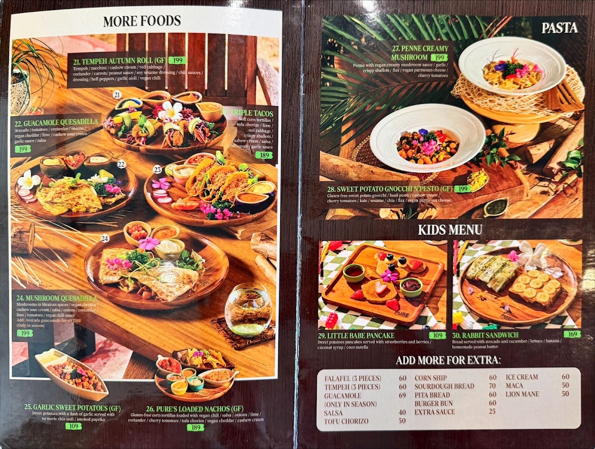 Pure Vegan Heaven Photo Menu 5