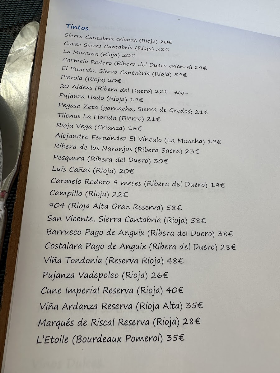 Restaurante El Pescador Photo Menu 5