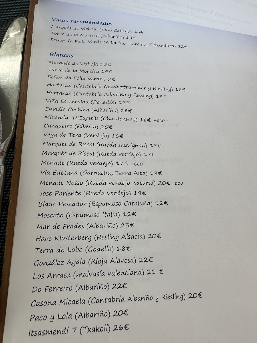 Restaurante El Pescador Photo Menu 6