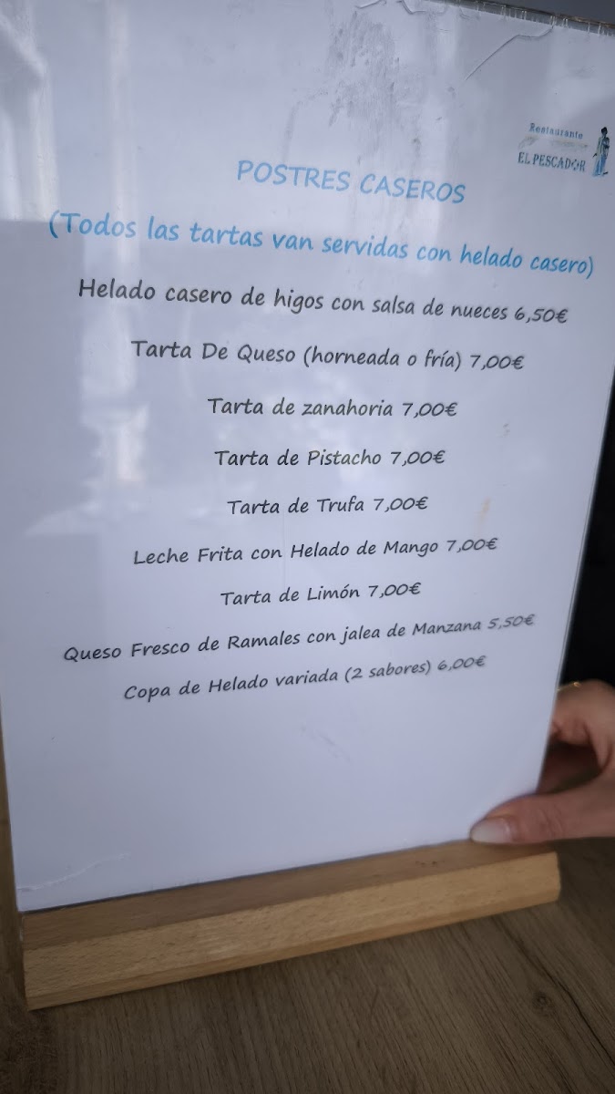 Restaurante El Pescador Photo Menu 9