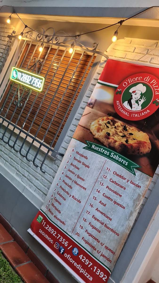 O´Fiore di Pizza Photo Menu 1
