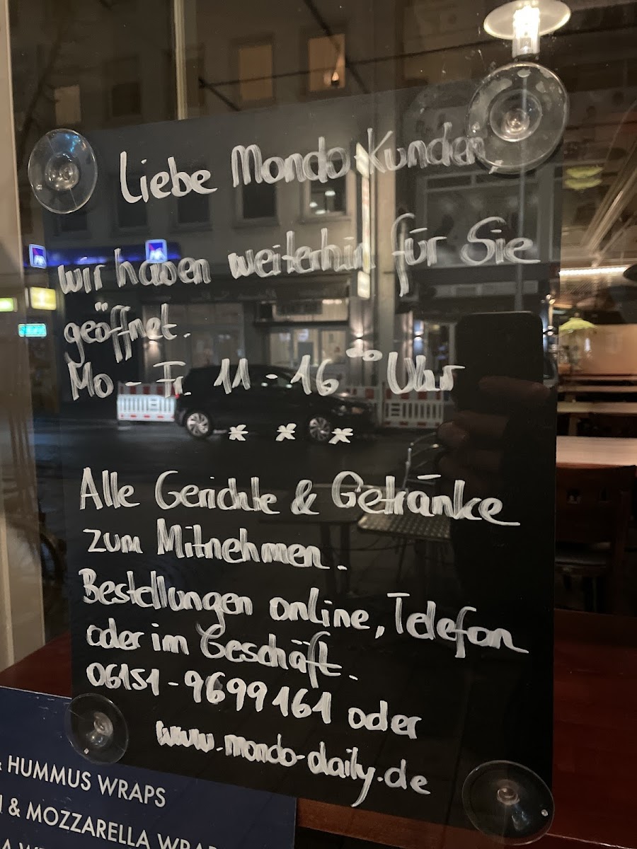 Mondo DELI Photo Menu 1