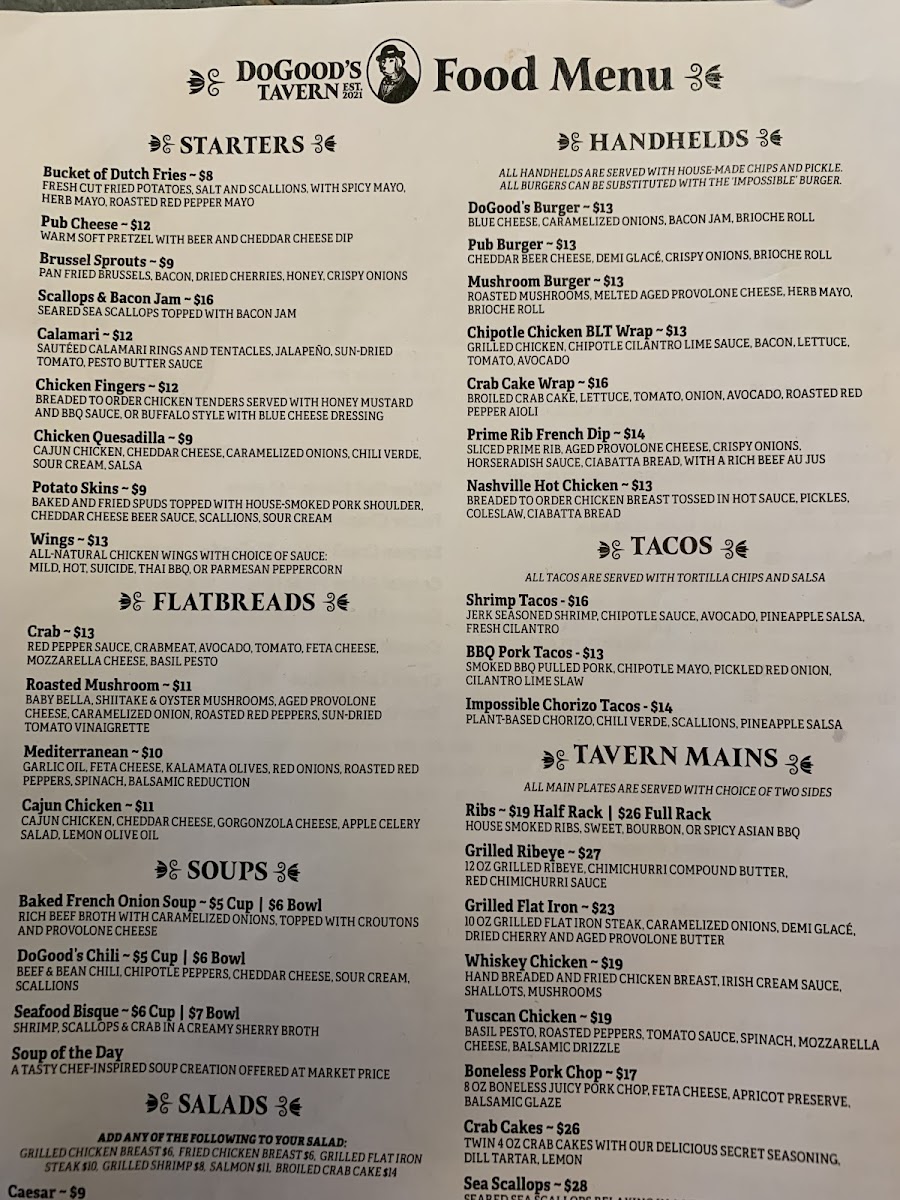 DoGoods Tavern Photo Menu 10