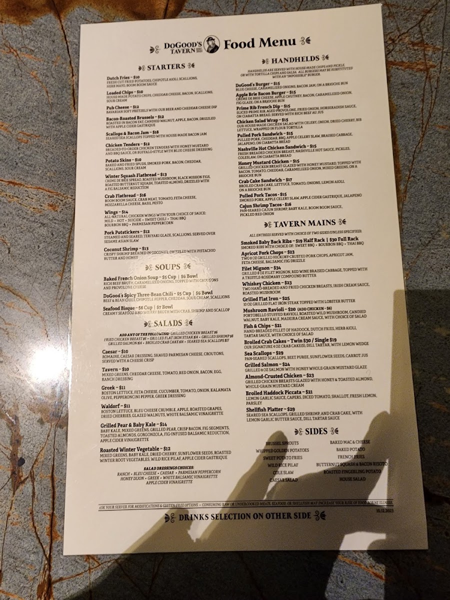 DoGoods Tavern Photo Menu 7