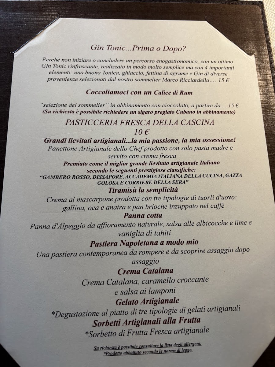 Cascina Vittoria Photo Menu 2