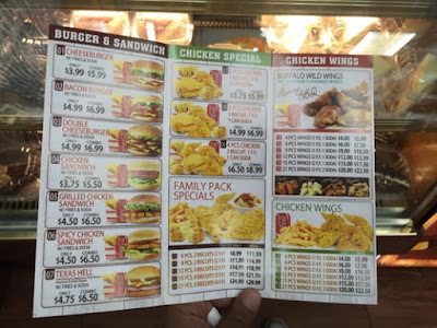 Tex’s Chicken & Burgers Photo Menu 1
