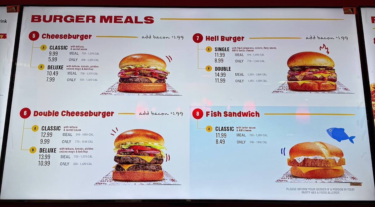 Tex’s Chicken & Burgers Photo Menu 5