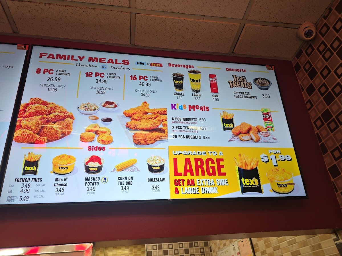 Tex’s Chicken & Burgers Photo Menu 6