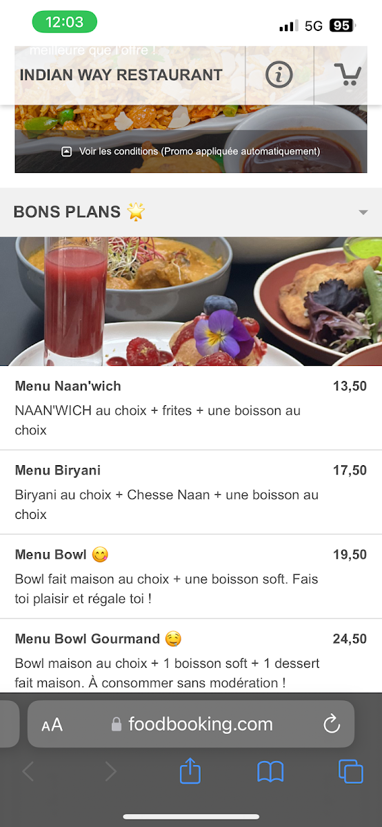 Afrik’n’Fusion Noisy-le-Sec Photo Menu 8
