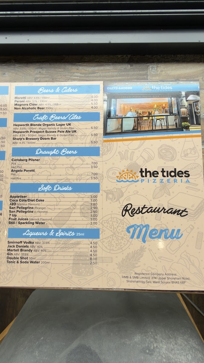 Tides Pizzeria Photo Menu 4